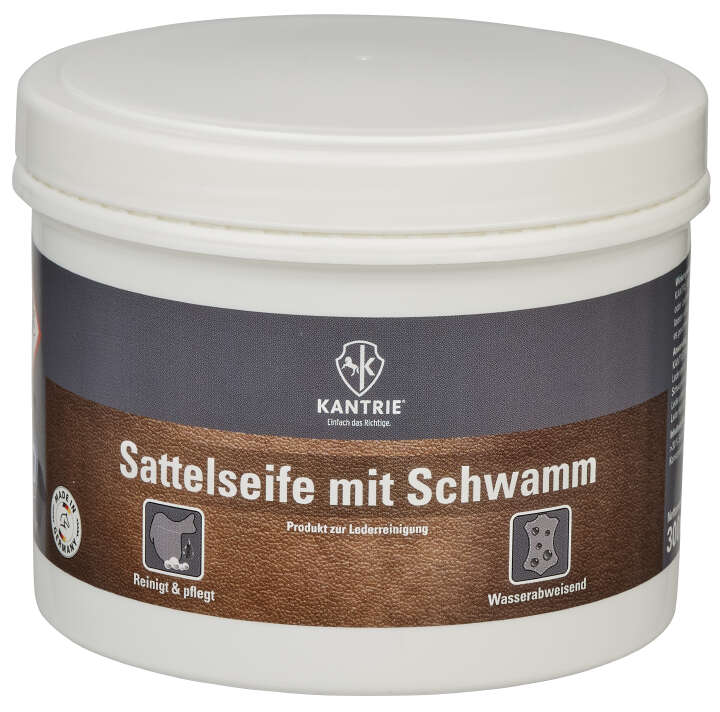 KANTRIE Sattelseife mit Schwamm